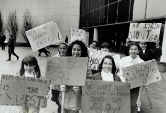 Defending their heritage, Students from St