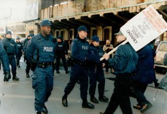 Protest Demonstrations - Canada - Ontario - Toronto - Metro Days of Action October 1996