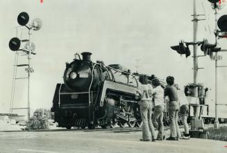 Hear that whistle blow! Canadian National steam engine No. 6060