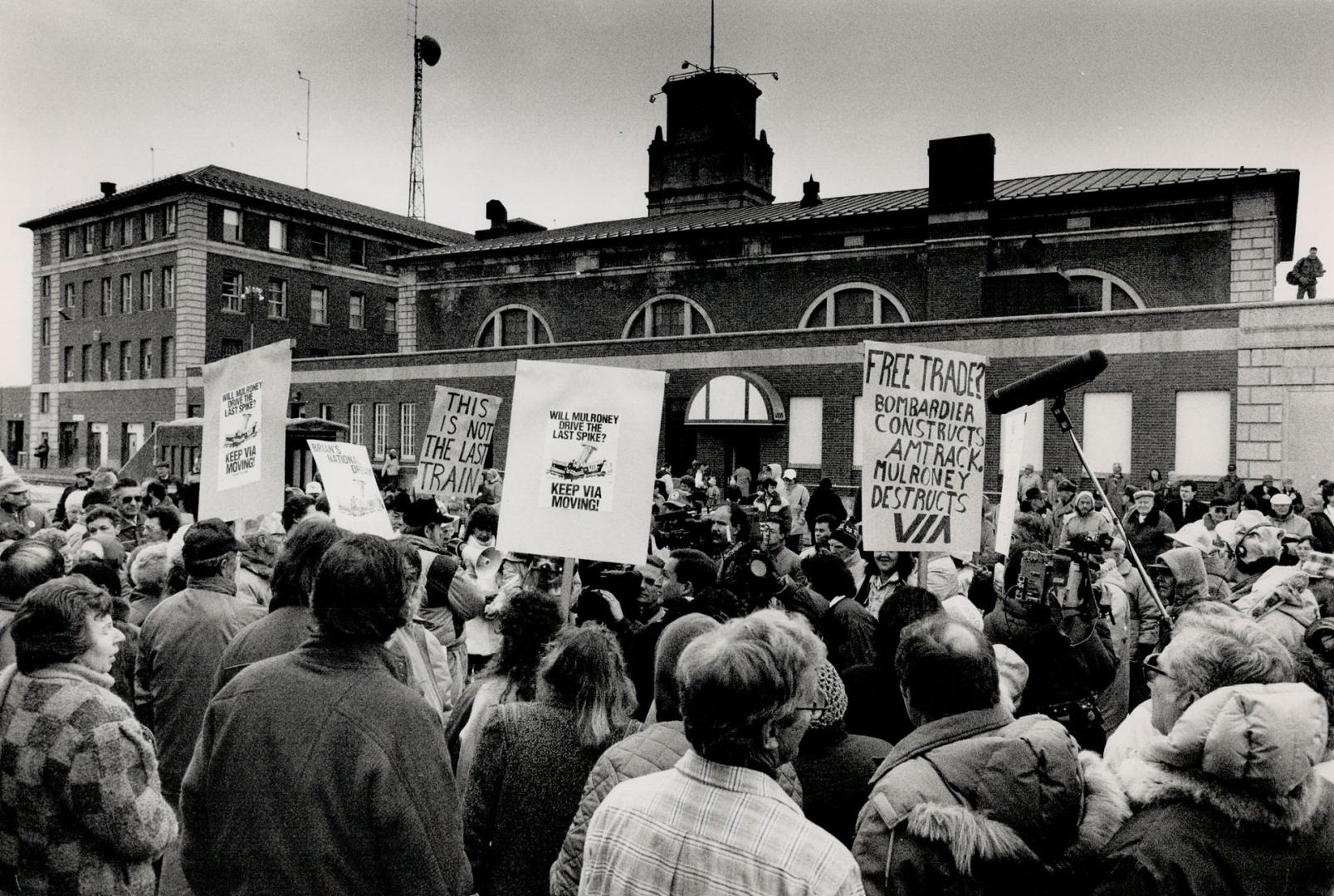 Chopped Enough? The bitter coast-to-coast protests following passenger-train cuts last year make Via Rail an unlikely target