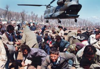 Kurds - Isikveren Refuge Camp Turkey - Iraq Border Food - Medicine Air Lift by Brits