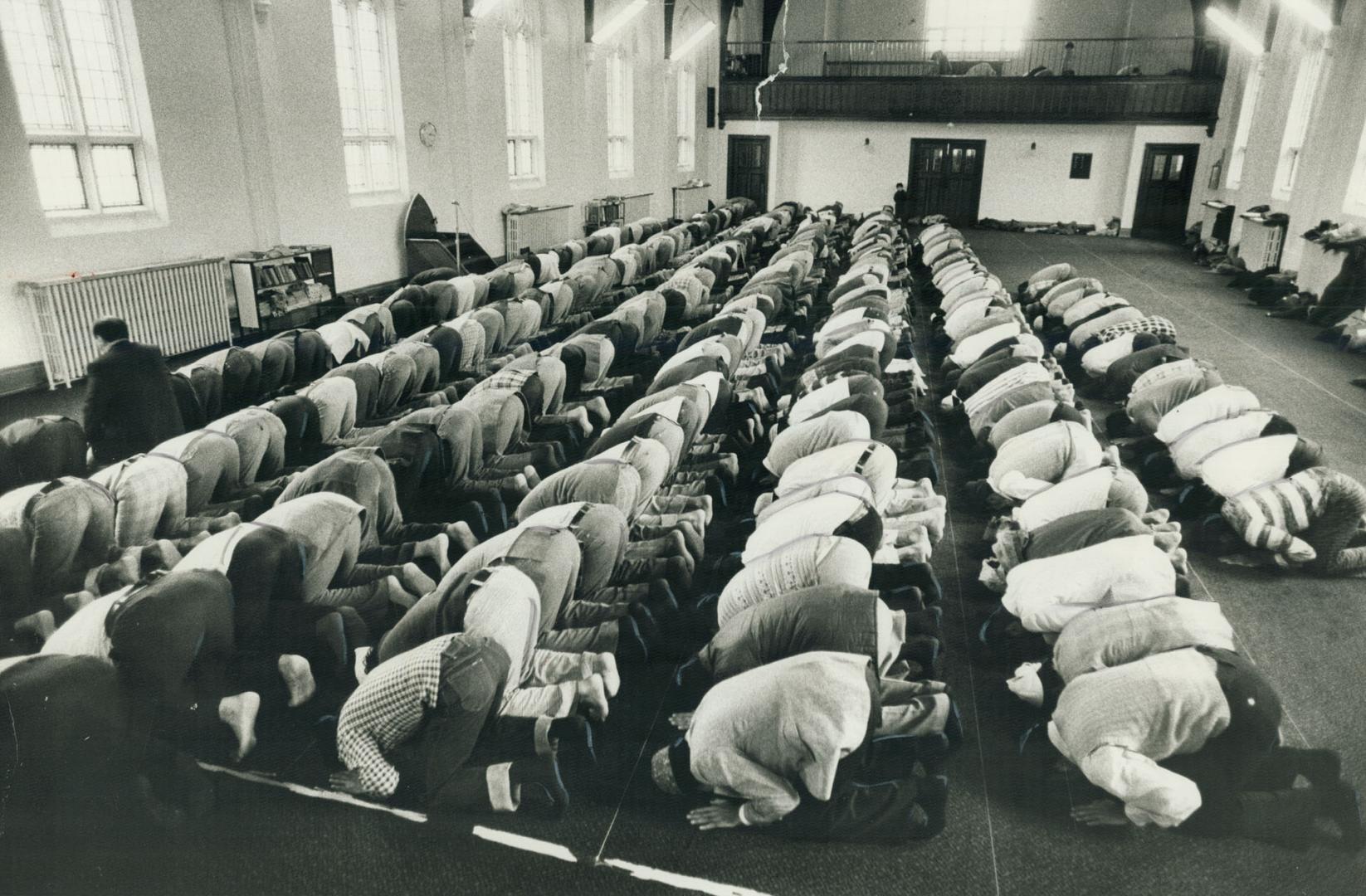 Muslims praying in Toronto's Jami Mosque represent a new facet of Canadian religious life