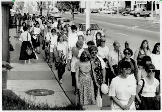 Roman Catholic women, top, were barred from using a church for a Celebrate Women forum