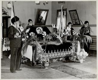 The Sikh religion was founded nearly 500 years ago and this is the altar in the Vancouver temple