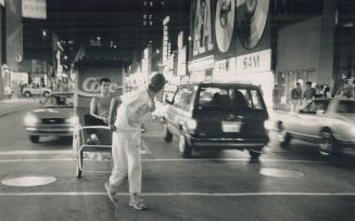 For drivers like 19-year-old Mark Rump, it's a battle for survival as people power competes with automotive horse power for a scarap of Yonge