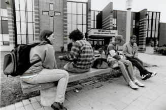 Students of St. Michael seperate secondary school stratford