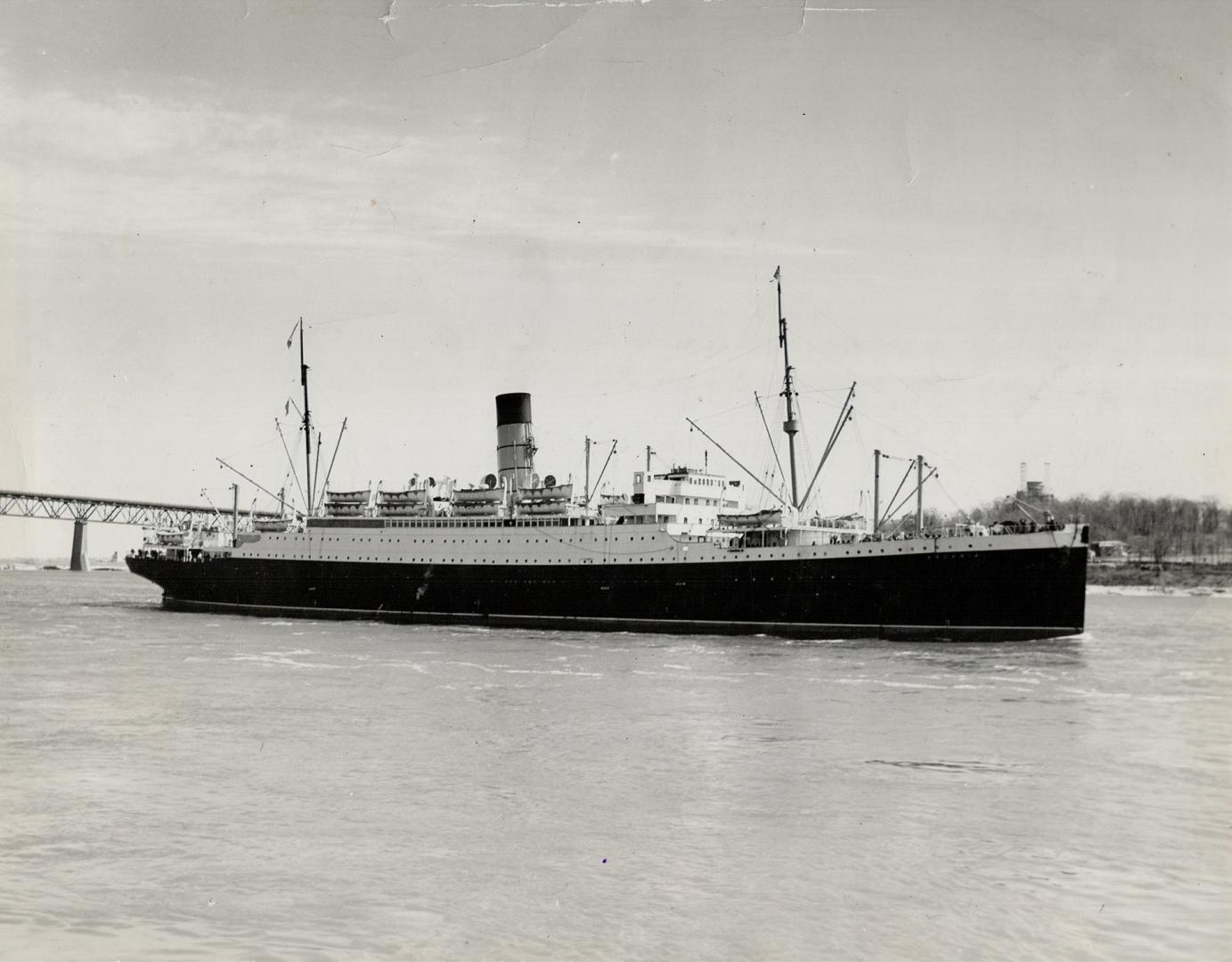 Vessel formerly plied between British and Canadian ports