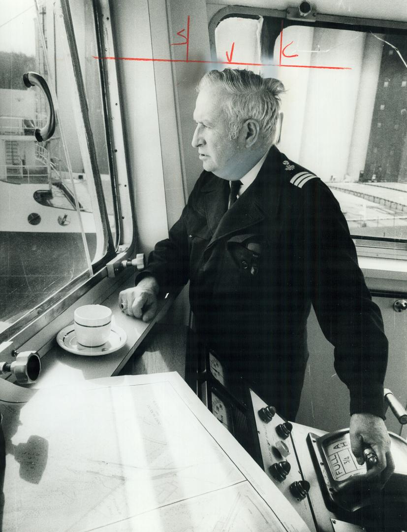 Captain Earl McNaught. Skipper of icebreaker Griffon