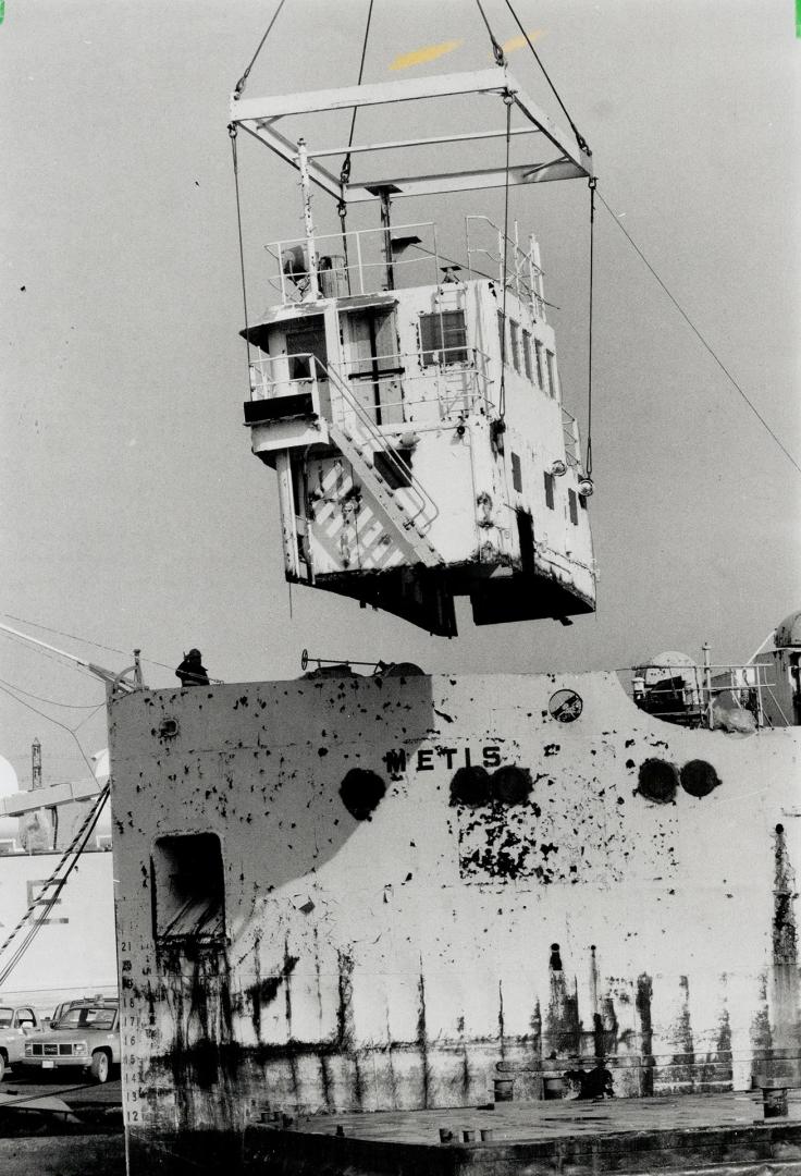 Up, up and away, Cement laker Metis, built in 1956, will be undergoing major renovations