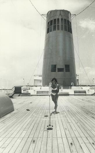 Exercising is an important aspect of cruise life and shuffleboard is a favorite