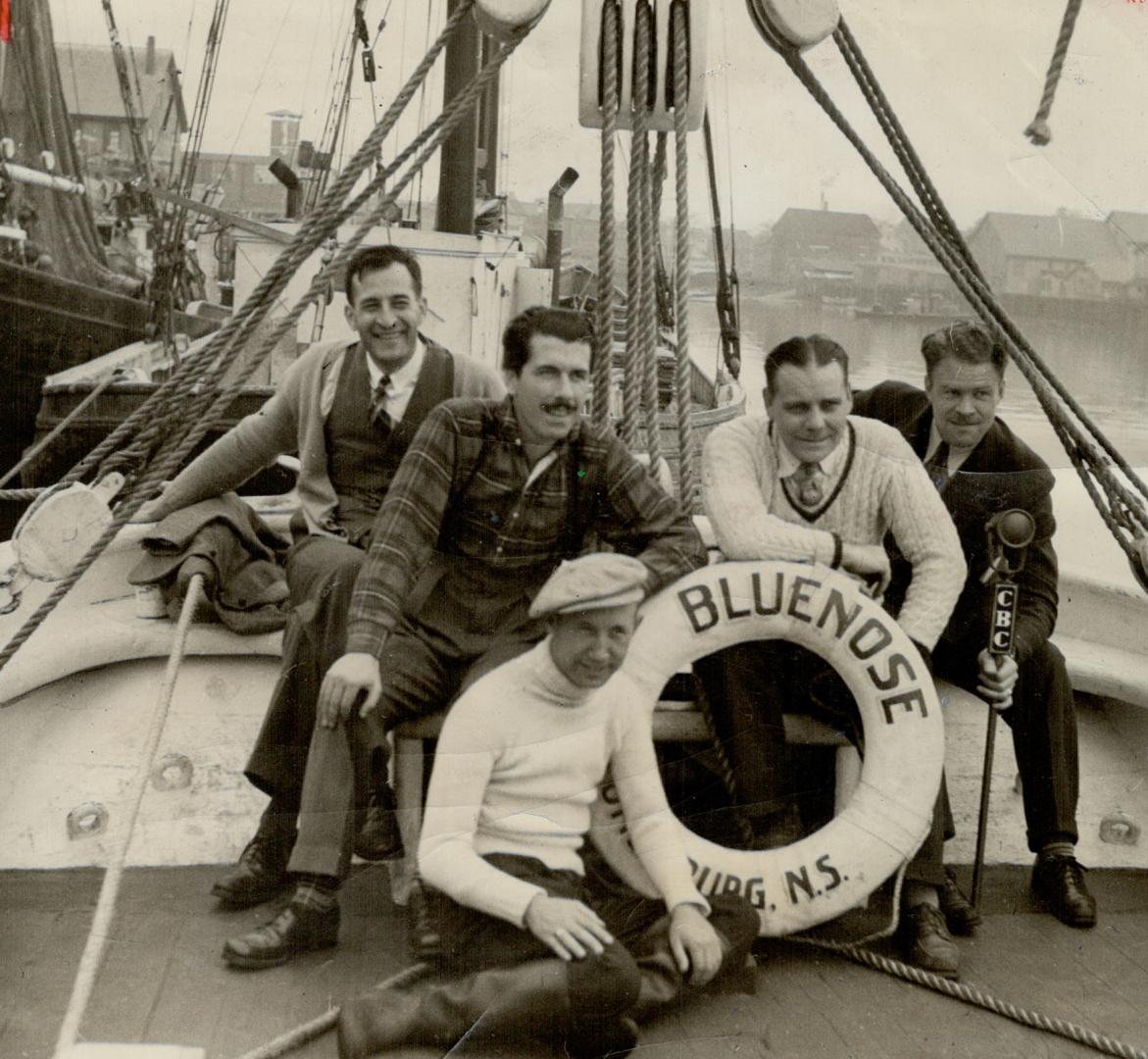 The Star was broadcast from the Bluenose in its thebaud off the coast of Massachusetts, as part series