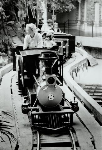 A miniature train at Woodbine Centre, fitness classes at Yorkdale and Rev