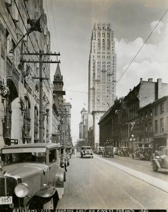 King Street West, looking east from west of Bay St