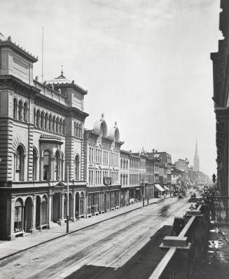 King Street West, north side, looking east from east of York St