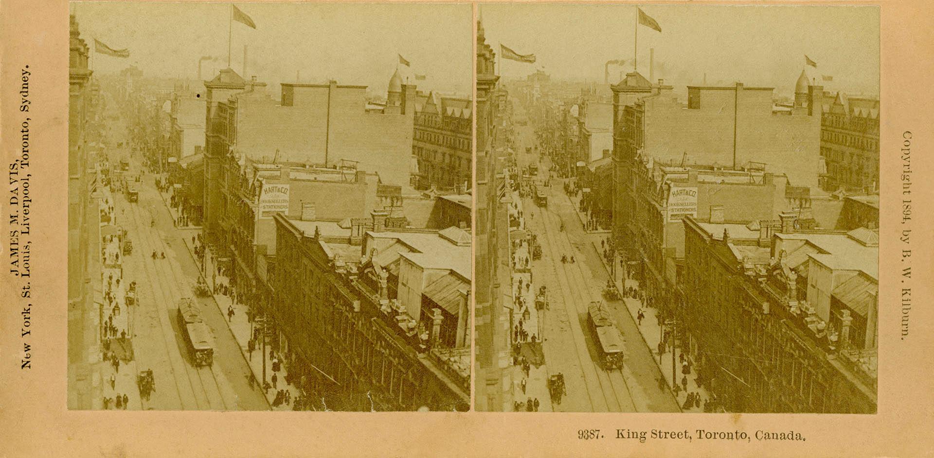 King Street West, looking east from west of Jordan St