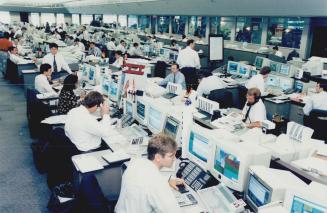 Trading Room of CIBC Wood Gundy