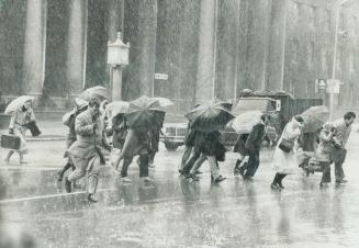 Rain: It didn't just do that during July in Toronto - the heavens opened on us