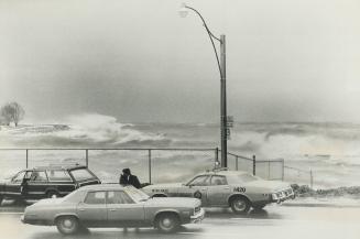 Traffic inched along Lake Shore Blvd