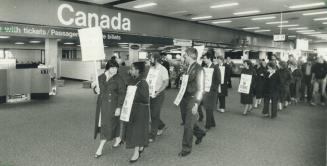 Airport protest