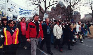 Trade Union Protest of clash between OPP TOPSEU Pickets