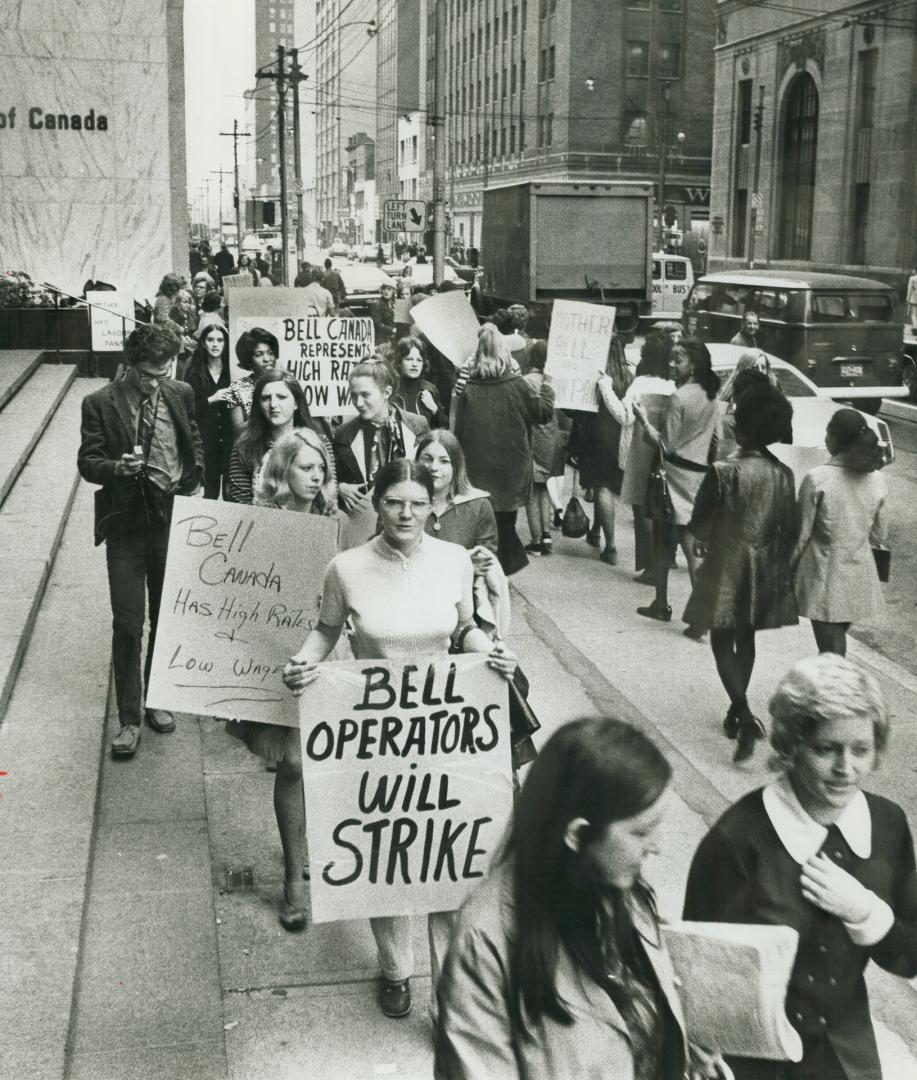 Bell Operators are among white collar workers who are coming to recognize that collective bargaining is a necessity, says Stanley Little