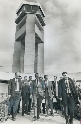 Department of Transport workers walks off the job in a wildcat strike at Toronto International Airport's control tower today. The 120 striking technic(...)