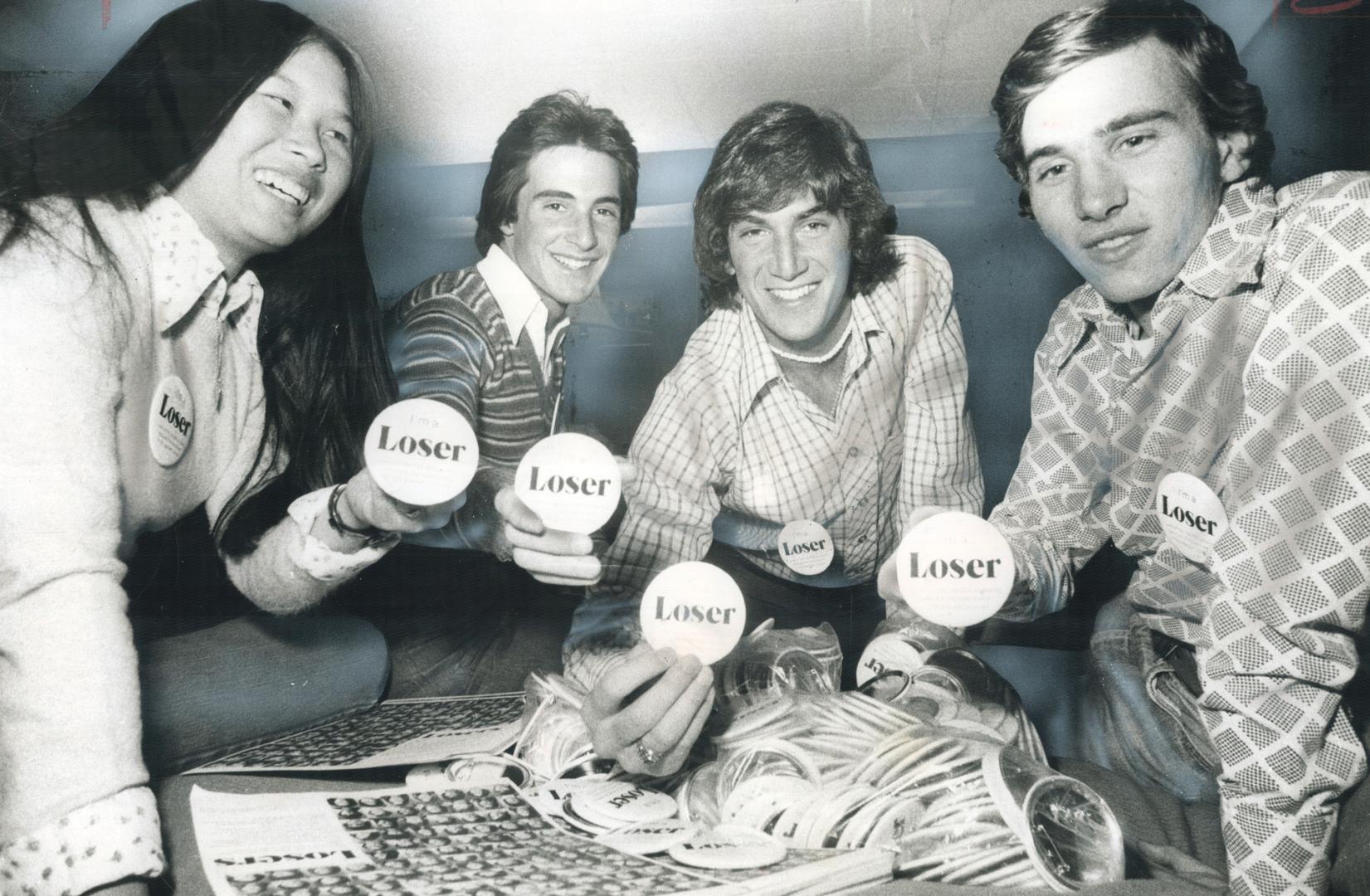 I'm a Loser say the buttons the student council at York Mills Collegiate wants to sell to everyone concerned about the welfare of students as the seco(...)