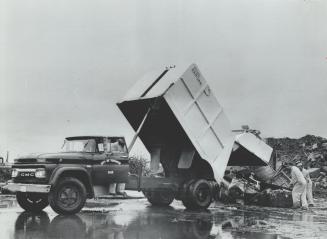 Dumping of garbage, as pictured above, is another vital civic service which the strike will hit