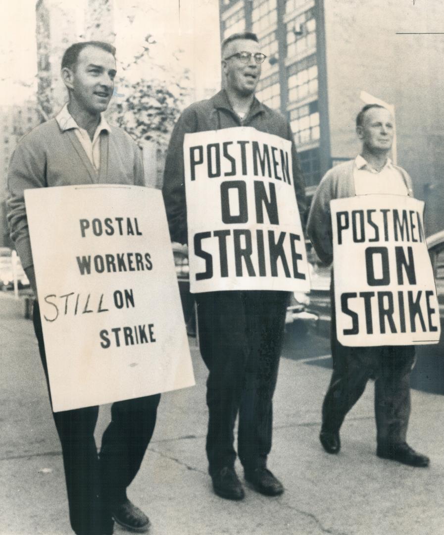 Postmen struck the government