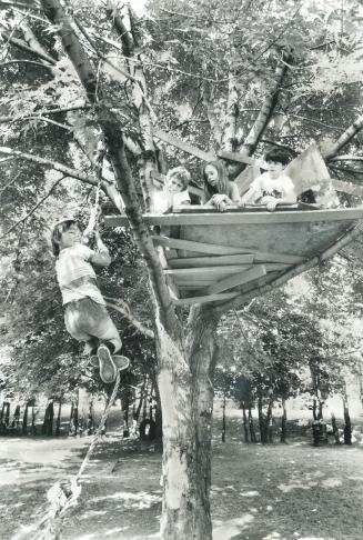 Campers at North York Y have summer fun in tree house, Camp specializes in creative activities including drama, arts, music and pottery