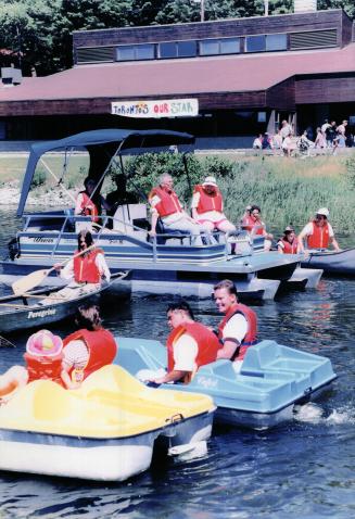 Shadow lake camp for people with mobility problems