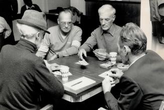 Good neighbors: Bridge players enjoy a game at the Good Neighbors' Club in downtown Toronto