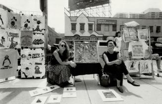 Genuine artisans: Nathalie Fischer, right, and Elouisa Negrini are 16-year-old students who create one-of-a-kind jewelry