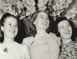 Informal party in the C.N.E. flower show building last night honored 200 Dutch war brides, wives of Canadian veterans. Now Toronto residents, here are(...)