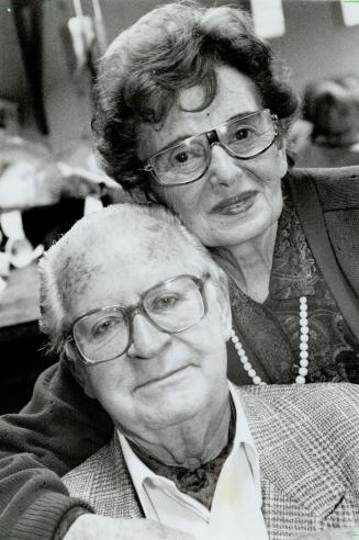 At right, Nellie and Albert today in Bloor St