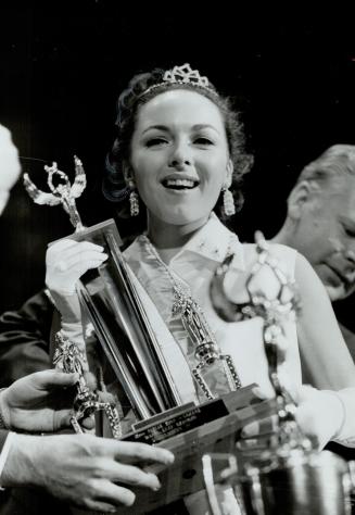 Crowned Miss Italia-Canada Sunday at Maple Leaf Gardens, Josephine Biondi, 19, of Hamilton, won trip for two to Rome