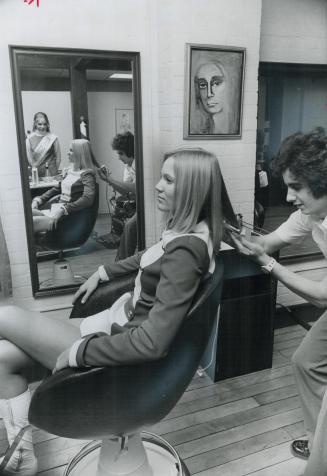 Wendy Thomas, Miss Rough Rider, The beauty queen from Ottawa gets her hair cut