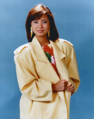 Two winners: Judy Welch, left, Miss Toronto 1956, and Bernadette Li, 22, university student and winner of the 1984 crown, have enjoyed the fame and fortune they've received