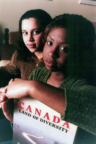 Willing to learn: Students Natoya Ammon, right, and Gena Chang say there is a lack of education about black Canadian history