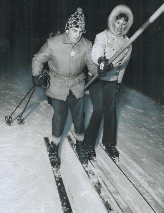 Clifton Lorimer, 21, is blind but he is not going to let that sideline him from skiing