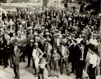 Crowd at Communist Meeting Queen's Park