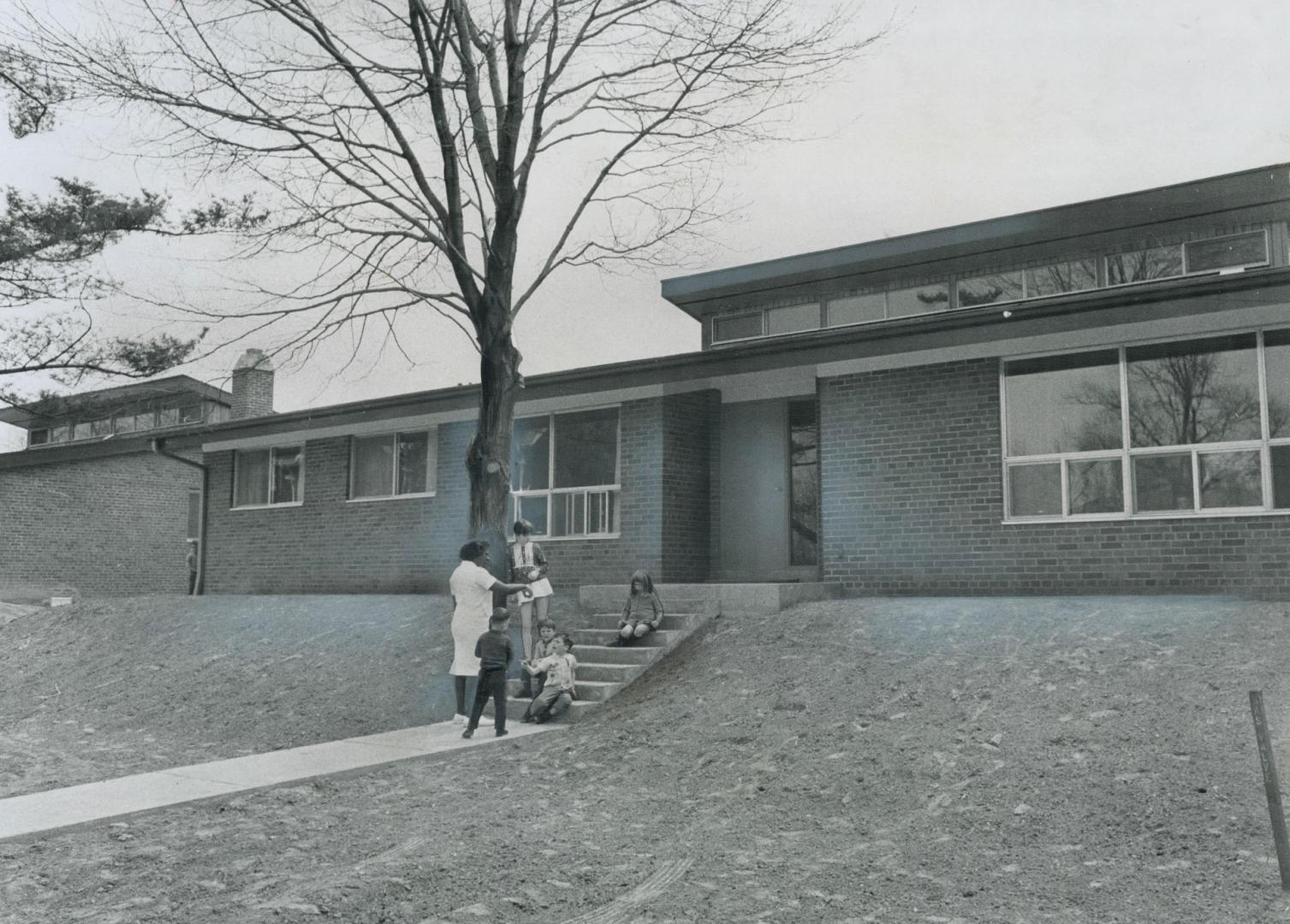 One of the salvation army's new cottages, Three homey residences give children a family-type living atmosphere