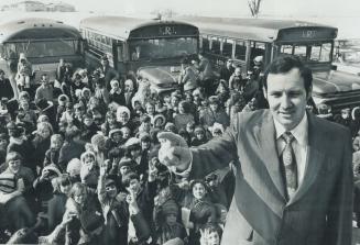 I'M a salesman, says Rev. Ronald Stevens as he stands with some of his congregation outside the Kennedy Road Tabernacle in Brampton. Stevens used to b(...)