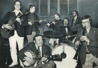 Presbyterian ministers organized as The Lost and Found Department play pop ballads, folk songs and old-time hymns last night in Knox Presbyterian Chur(...)