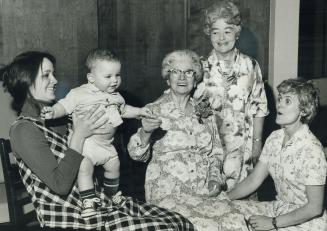 Five Generations Are Reunited In Toronto