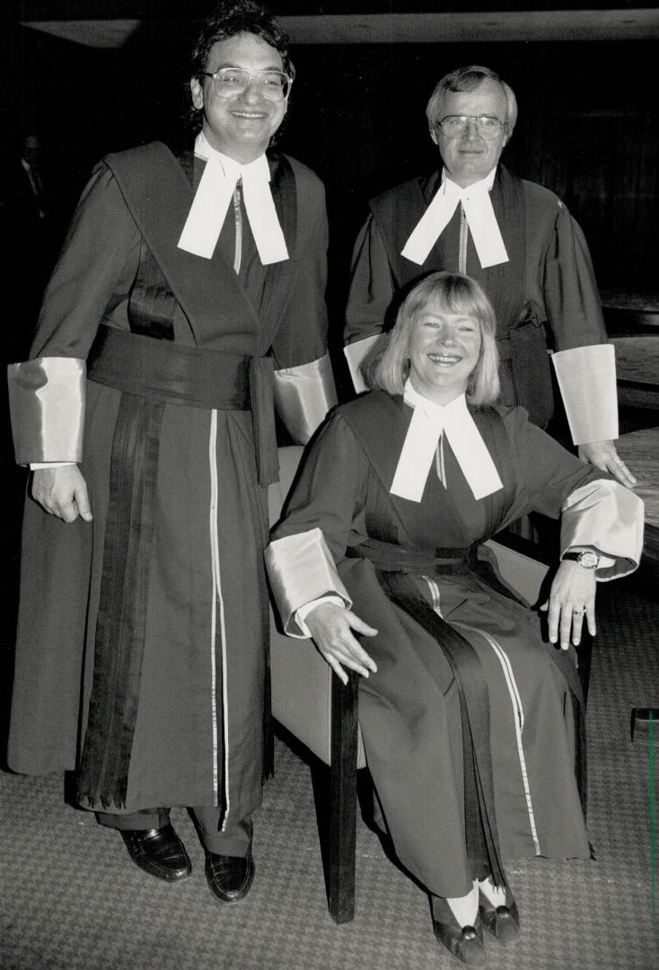 High Court Gets 3 New Faces, Their smiles say it all yesterday as three new members are appointed to the High Court of Justice. From left to right are(...)