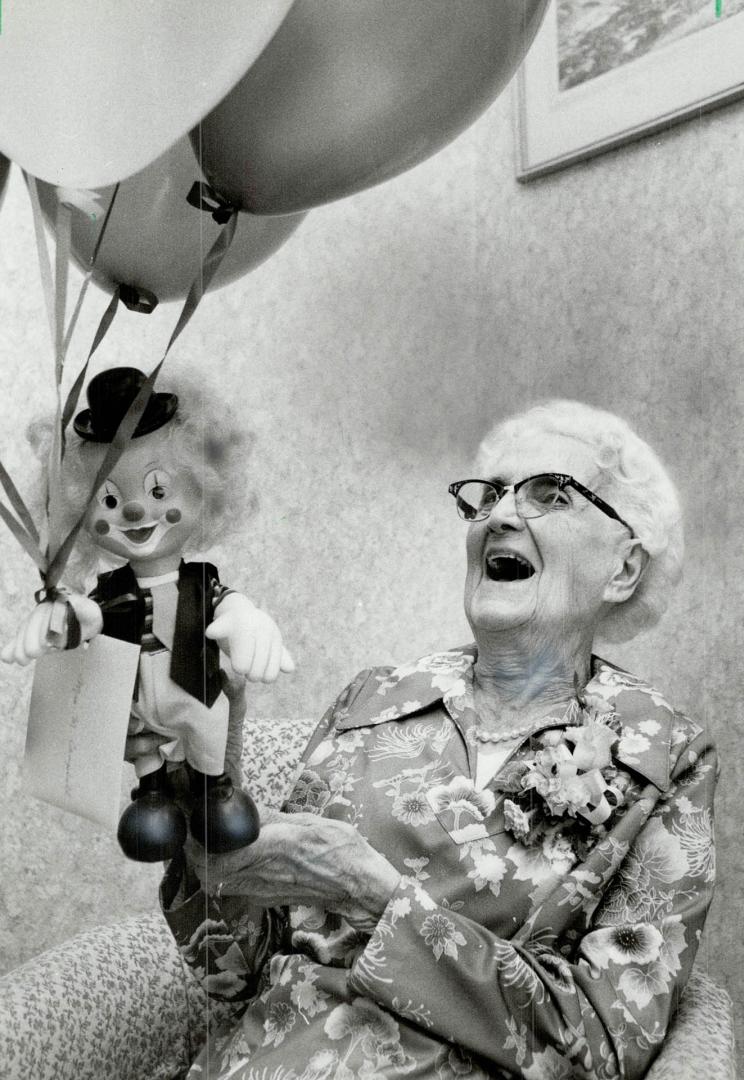 Happy 103rd birthday, Marion Campbell is set for her 103rd birthday today and friends supplied the balloons for the party at her Hilldale Rd. home in (...)