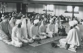 Six couples exchanged marriage vow yesterday in a mss yoga ceremony performed at Bathur Street United Church