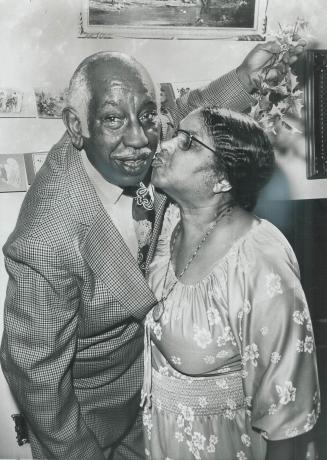 Mistletoe not needed, Charles, 70, and Gladys Baldwin, 71, were married 50 years ago on Christmas Day