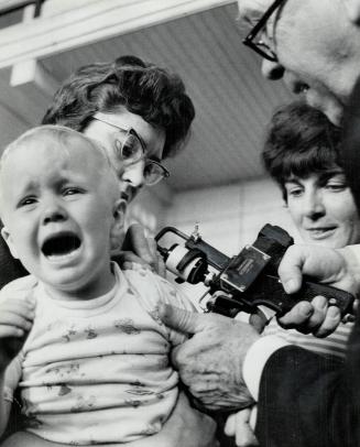 Measles Immunization clinic in London, Ont